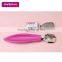 2015 purple red color whosale plastic and steel material pedicure nail manicure set