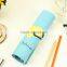 Fine Style Leather Pencil Case ,Folded Pen Bag
