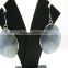 Multi Sapphire Blue Oval Facet Earrings, 925 Solid Sterling Silver Earrings, Designer Dangle Natural Gemstone Earrings