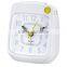 Cute design Desktop white alarm Clock with Crescendo Beep sound