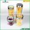 Wholesale empty glass storage container for food