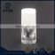 Hot selling 6ml clear square glass nail polish bottle