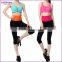 Seamless Basic Plain Solid Tight Athletic Crop Pants Legging Ladies Stretch Pants New Womens Fitness YOGA Sport Pant