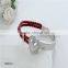 Alloy electroplating diamond peach heart red bracelet jewelry crystal