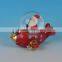 Lovely Santa design resin snow globe for christmas