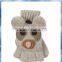 teenage girls novelty bear capped mitten acrylic knitted gloves