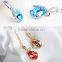 Hot selling multi colored crystal water drop jewelry necklace /Water Drop Necklace