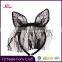 Women's Girls Fashion Lace Black Cat Ears Dot Veil Hair Band Head Band                        
                                                Quality Choice