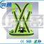 adjustable safety vest with 5cm width PVC reflective tape