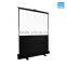 Newest Portable Floor standing pull up mobile indoor/outdoor floor-up screen for watching DLP, 3D, Beamer projctor screen 60"