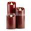 2015Top CE ROHS Certificated Muti-Color Flameless Wedding Use Pillar Flicker Flame Candle Dancing Flame Led Candle Wholesale