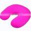 Popular pink color neck polyester pillow