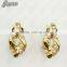 Juyuan Fashion 18K Gold Plated Pendant&Earring Pearl Baby Set