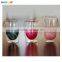 Elegant Manufacturer Mouthblown Borosilicate Double Wall Drinkware Glass With Gradient Colors
