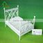 miniature doll house furniture iron wire wrought baby bed