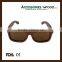 Hot-selling wood sunglasses, fashion natural wood frame with polarized lens
