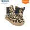 Choozii 2016 Animal Pattern Real Horse Fur Snow Ankle Boots for Kids