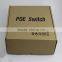 48V 4 port 10/100/1000mbps Switch POE with 1 Gigabit Fiber Optical