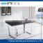 TB malaysia stainless steel glass dining table