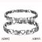 Cheap Wholesale Make Your Own Fashion Men's Stainless Steel Bracelet For Couples