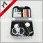 Foldable travel sewing kit with mirror