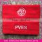sports promotional custom made red cotton sweatband headbands with white embroidery logo