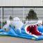 inflatable shark tunnel/inflatable mascot tunnels/pvc cheap inflatable tunnel