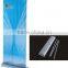 Good quality, signle side or double side promotion aluminium roll up banner stand