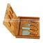 Carve Bamboo Cheese Board and Tool Set by Fujian Xingyuan