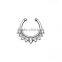 American&European style fake nose ring non piercing nose ring diamond nose ring