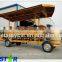 new 2016 innovative product Electric pedal bus beer bike party bike