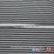 100% Polyester DTY Black White 'stripe Strench Knitting Fabric for Woman Clothing