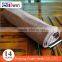 Dark Red Cotton Polyester Rib Jersey Knit Shirting Fabric for Wholesale