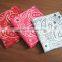 Multifunctional Bandana Custom Printed Bandana Cotton Bandana Square Bandana