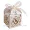 New Design Lovely Laser Cut Wedding Favor Box