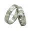 stainless steel Titanium engagement wedding bands promise anniversary rings for couples men and women