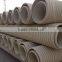 Plastic pvc draiange pipe non pressure corrugated pipe 250mm 315mm