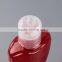 50ml of transparent red color plastic PET bottles