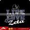 High Quality Glitter Jadore AKA Sorority Transfers for Uniform