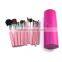 Long Lasting Cosmetic Brush for Beginner Professional 15pcs Makeup Brush With Cylinder