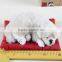 Wholesale plush poodle white furry sleeping dog