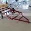4x8 folding Utility Trailer in red