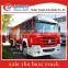 SINOTRUK HOWO 6X4 fire truck dimension 12000L airport fire truck for sale