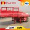 Hot Salling 3 Axle Cargo Lorry flatbed with side wall semi trailer