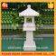 lantern light medium handcarved nature stone fence lantern