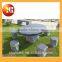 Garden custom cut marble square table top for park furniture