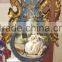 Floral Design Ceramic Whorl Prize Cup, Spring Spirit Blue Prize Cup