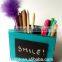 Wooden chalkboard pen box