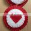 Felt handmade christmas decoration/christmas ornaments, round