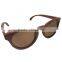 TOP sell handmade rosewood box colored sunglasses